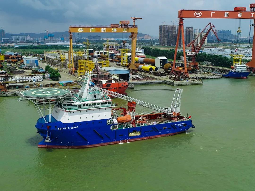 战酷暑、斗高温，美高梅
海工发扬“长征精神”保交船